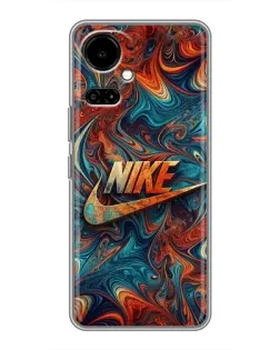 Чехол для TECNO Camon 19 (CI6n) / 19 Pro (CI8n) с картинкой «Nike в абстракции»