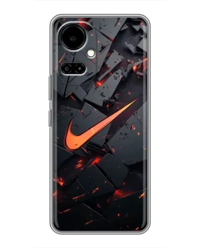 Чехол для TECNO Camon 19 (CI6n) / 19 Pro (CI8n) с картинкой «Nike — эффект разломов» Чехол для TECNO Camon 19 (CI6n) / 19 Pro (CI8n) с картинкой «Nike — эффект разломов»