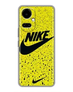 Чехол для TECNO Camon 19 (CI6n) / 19 Pro (CI8n) с картинкой «Желтый текстурный Nike»