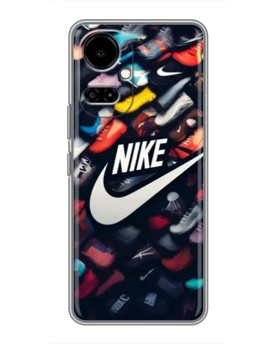 Чехол для TECNO Camon 19 (CI6n) / 19 Pro (CI8n) с картинкой «Коллекция кроссовок Nike» Чехол для TECNO Camon 19 (CI6n) / 19 Pro (CI8n) с картинкой «Коллекция кроссовок Nike»