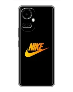 Чехол для TECNO Camon 19 (CI6n) / 19 Pro (CI8n) с картинкой «Золотой логотип Nike»