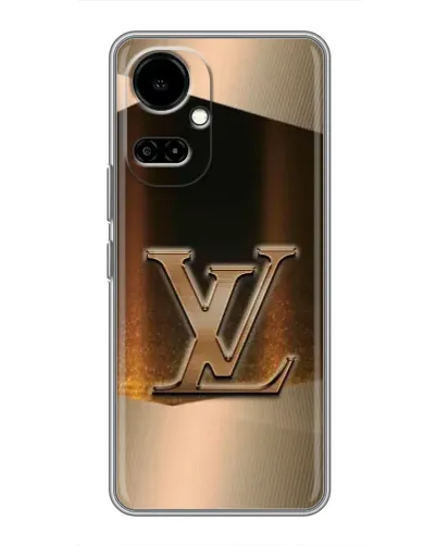 Чехол для TECNO Camon 19 (CI6n) / 19 Pro (CI8n) с картинкой «LV — золотое сияние»