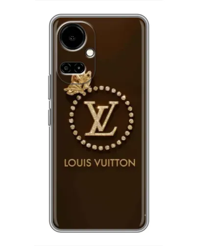Чехол для TECNO Camon 19 (CI6n) / 19 Pro (CI8n) с картинкой «LV — золотая печать»