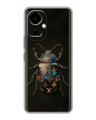 Чехол для TECNO Camon 19 (CI6n) / 19 Pro (CI8n) с картинкой «LV — мраморный принт»
