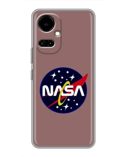 Чехол для TECNO Camon 19 (CI6n) / 19 Pro (CI8n) с картинкой «NASA — ретро космос»