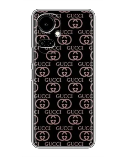 Чехол для TECNO Camon 19 (CI6n) / 19 Pro (CI8n) с картинкой «Классическая монограмма Gucci»