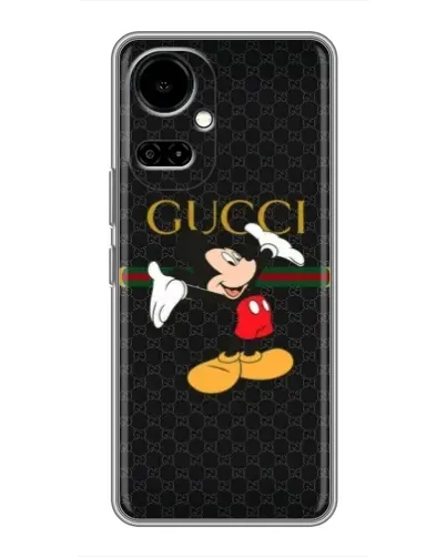 Чехол для TECNO Camon 19 (CI6n) / 19 Pro (CI8n) с картинкой «Микки Маус Gucci»