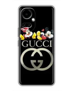 Чехол для TECNO Camon 19 (CI6n) / 19 Pro (CI8n) с картинкой «Gucci — герои Disney»