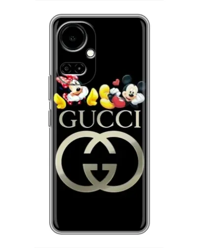 Чехол для TECNO Camon 19 (CI6n) / 19 Pro (CI8n) с картинкой «Gucci — герои Disney»
