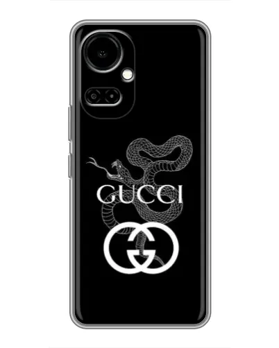 Чехол для TECNO Camon 19 (CI6n) / 19 Pro (CI8n) с картинкой «Gucci — серебряная змея»
