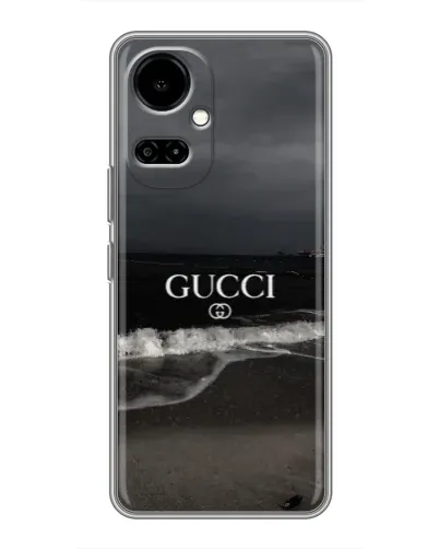 Чехол для TECNO Camon 19 (CI6n) / 19 Pro (CI8n) с картинкой «Gucci — морской прибой»