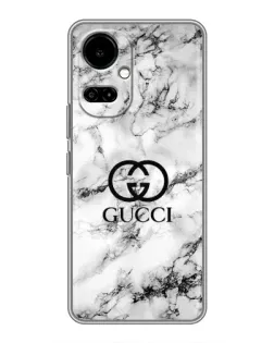 Чехол для TECNO Camon 19 (CI6n) / 19 Pro (CI8n) с картинкой «Gucci — мраморный шик»
