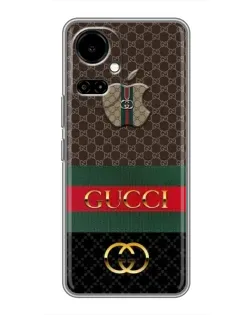Чехол для TECNO Camon 19 (CI6n) / 19 Pro (CI8n) с картинкой «Gucci — брендированный десерт»