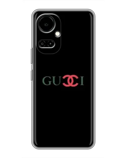 Чехол для TECNO Camon 19 (CI6n) / 19 Pro (CI8n) с картинкой «Gucci — красный градиент»