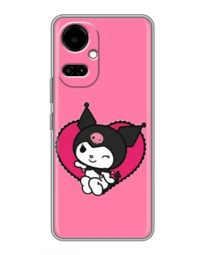 Чехол для TECNO Camon 19 (CI6n) / 19 Pro (CI8n) с картинкой «Kuromi — любовь в сердце» Чехол для TECNO Camon 19 (CI6n) / 19 Pro (CI8n) с картинкой «Kuromi — любовь в сердце»