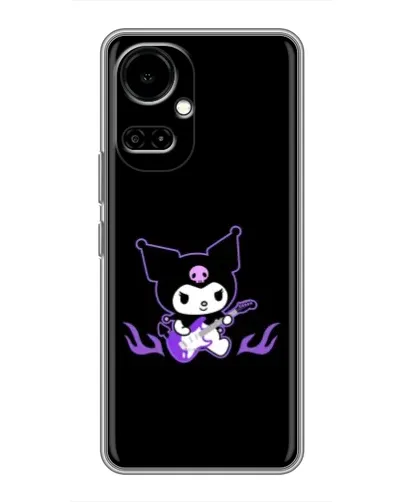 Чехол для TECNO Camon 19 (CI6n) / 19 Pro (CI8n) с картинкой «Электрическая Kuromi» Чехол для TECNO Camon 19 (CI6n) / 19 Pro (CI8n) с картинкой «Электрическая Kuromi»