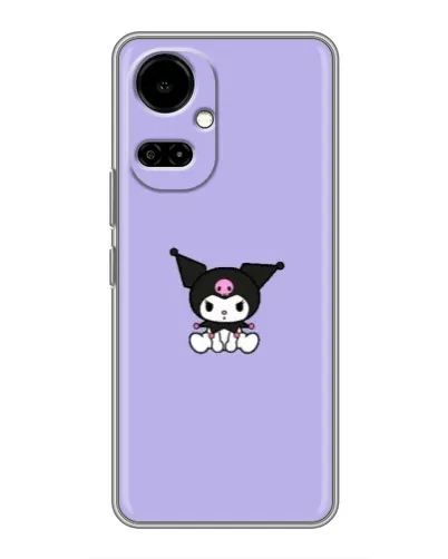 Чехол для TECNO Camon 19 (CI6n) / 19 Pro (CI8n) с картинкой «Kuromi — фиолетовый минимализм» Чехол для TECNO Camon 19 (CI6n) / 19 Pro (CI8n) с картинкой «Kuromi — фиолетовый минимализм»