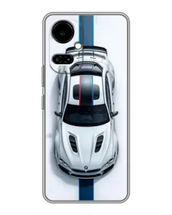 Чехол для TECNO Camon 19 (CI6n) / 19 Pro (CI8n) с картинкой «Вид сверху — BMW M» Чехол для TECNO Camon 19 (CI6n) / 19 Pro (CI8n) с картинкой «Вид сверху — BMW M»