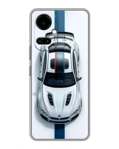 Чехол для TECNO Camon 19 (CI6n) / 19 Pro (CI8n) с картинкой «Вид сверху — BMW M»
