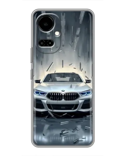 Чехол для TECNO Camon 19 (CI6n) / 19 Pro (CI8n) с картинкой «BMW в свете фар»