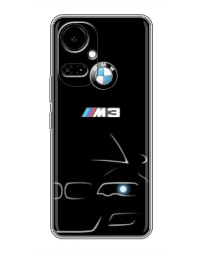 Чехол для TECNO Camon 19 (CI6n) / 19 Pro (CI8n) с картинкой «Минималистичный принт BMW M3»