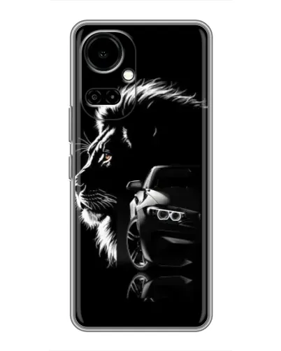 Чехол для TECNO Camon 19 (CI6n) / 19 Pro (CI8n) с картинкой «BMW и лев»