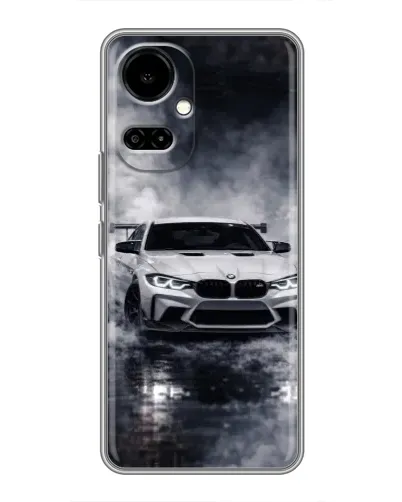 Чехол для TECNO Camon 19 (CI6n) / 19 Pro (CI8n) с картинкой «BMW сквозь туман»