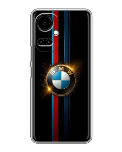 Чехол для TECNO Camon 19 (CI6n) / 19 Pro (CI8n) с картинкой «BMW M-Power неон»
