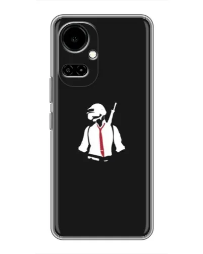 Чехол для TECNO Camon 19 (CI6n) / 19 Pro (CI8n) с картинкой «PUBG — силуэт воина» Чехол для TECNO Camon 19 (CI6n) / 19 Pro (CI8n) с картинкой «PUBG — силуэт воина»