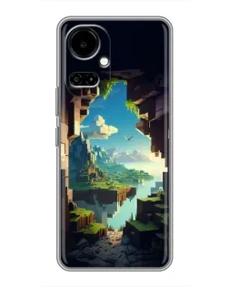 Чехол для TECNO Camon 19 (CI6n) / 19 Pro (CI8n) с картинкой «Вид из пещеры»