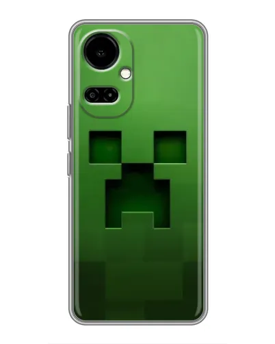 Чехол для TECNO Camon 19 (CI6n) / 19 Pro (CI8n) с картинкой «Крипер микро-дизайн» Чехол для TECNO Camon 19 (CI6n) / 19 Pro (CI8n) с картинкой «Крипер микро-дизайн»
