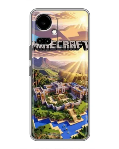 Чехол для TECNO Camon 19 (CI6n) / 19 Pro (CI8n) с картинкой «Minecraft панорама» Чехол для TECNO Camon 19 (CI6n) / 19 Pro (CI8n) с картинкой «Minecraft панорама»
