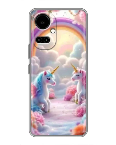 Чехол для TECNO Camon 19 (CI6n) / 19 Pro (CI8n) с картинкой «Радуга и единороги» Чехол для TECNO Camon 19 (CI6n) / 19 Pro (CI8n) с картинкой «Радуга и единороги»
