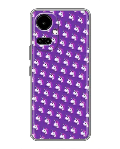 Чехол для TECNO Camon 19 (CI6n) / 19 Pro (CI8n) с картинкой «Единороги на фиолетовом» Чехол для TECNO Camon 19 (CI6n) / 19 Pro (CI8n) с картинкой «Единороги на фиолетовом»
