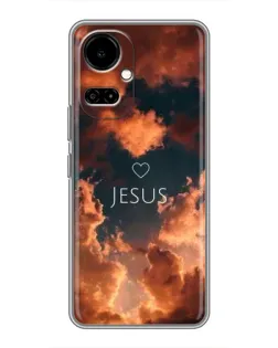 Чехол для TECNO Camon 19 (CI6n) / 19 Pro (CI8n) с картинкой «Сияние Имени Jesus»