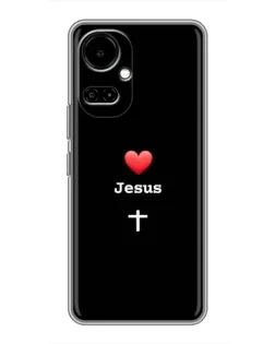 Чехол для TECNO Camon 19 (CI6n) / 19 Pro (CI8n) с картинкой «Сердце - Jesus»