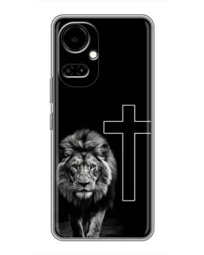 Чехол для TECNO Camon 19 (CI6n) / 19 Pro (CI8n) с картинкой «Лев и Крест» Чехол для TECNO Camon 19 (CI6n) / 19 Pro (CI8n) с картинкой «Лев и Крест»