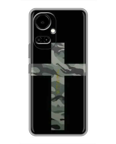 Чехол для TECNO Camon 19 (CI6n) / 19 Pro (CI8n) с картинкой «Милитари Крест» Чехол для TECNO Camon 19 (CI6n) / 19 Pro (CI8n) с картинкой «Милитари Крест»