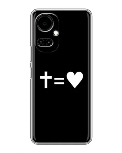 Чехол для TECNO Camon 19 (CI6n) / 19 Pro (CI8n) с картинкой «Крест и Сердце» Чехол для TECNO Camon 19 (CI6n) / 19 Pro (CI8n) с картинкой «Крест и Сердце»