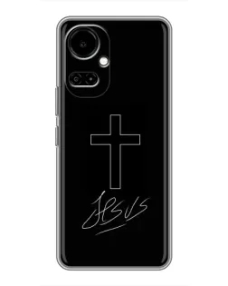 Чехол для TECNO Camon 19 (CI6n) / 19 Pro (CI8n) с картинкой «Графический крест Jesus» Чехол для TECNO Camon 19 (CI6n) / 19 Pro (CI8n) с картинкой «Графический крест Jesus»