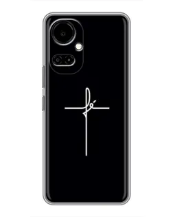 Чехол для TECNO Camon 19 (CI6n) / 19 Pro (CI8n) с картинкой «Тонкий крест» Чехол для TECNO Camon 19 (CI6n) / 19 Pro (CI8n) с картинкой «Тонкий крест»