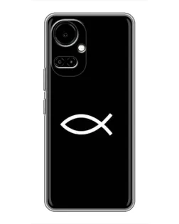 Чехол для TECNO Camon 19 (CI6n) / 19 Pro (CI8n) с картинкой «Символ рыбы Jesus» Чехол для TECNO Camon 19 (CI6n) / 19 Pro (CI8n) с картинкой «Символ рыбы Jesus»