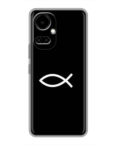 Чехол для TECNO Camon 19 (CI6n) / 19 Pro (CI8n) с картинкой «Символ рыбы Jesus» Чехол для TECNO Camon 19 (CI6n) / 19 Pro (CI8n) с картинкой «Символ рыбы Jesus»