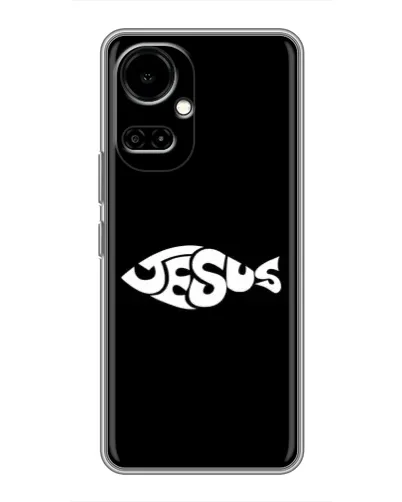 Чехол для TECNO Camon 19 (CI6n) / 19 Pro (CI8n) с картинкой «Рыба Jesus» Чехол для TECNO Camon 19 (CI6n) / 19 Pro (CI8n) с картинкой «Рыба Jesus»