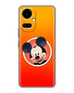 Чехол для TECNO Camon 19 (CI6n) / 19 Pro (CI8n) с картинкой «Mickey в круге»