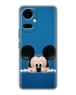 Чехол для TECNO Camon 19 (CI6n) / 19 Pro (CI8n) с картинкой «Микки выглядывает»