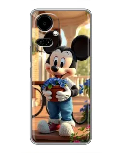 Чехол для TECNO Camon 19 (CI6n) / 19 Pro (CI8n) с картинкой «Микки садовод»