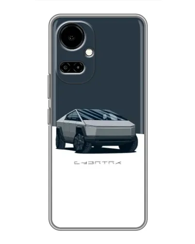 Чехол для TECNO Camon 19 (CI6n) / 19 Pro (CI8n) с картинкой «Серебристый Cybertruck Tesla» Чехол для TECNO Camon 19 (CI6n) / 19 Pro (CI8n) с картинкой «Серебристый Cybertruck Tesla»