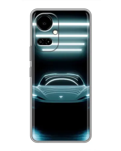 Чехол для TECNO Camon 19 (CI6n) / 19 Pro (CI8n) с картинкой «Tesla в неоне» Чехол для TECNO Camon 19 (CI6n) / 19 Pro (CI8n) с картинкой «Tesla в неоне»