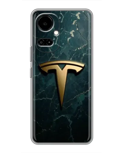 Чехол для TECNO Camon 19 (CI6n) / 19 Pro (CI8n) с картинкой «Мраморная Tesla Gold» Чехол для TECNO Camon 19 (CI6n) / 19 Pro (CI8n) с картинкой «Мраморная Tesla Gold»